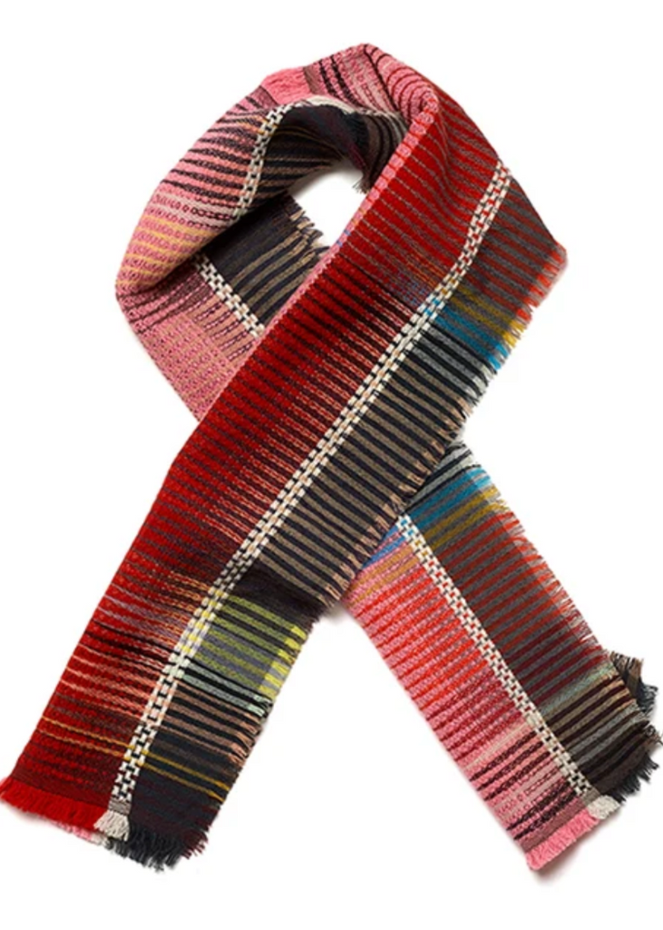 Wallace + Sewell | Peggy Wool + Cashmere Scarf | Rhubarb