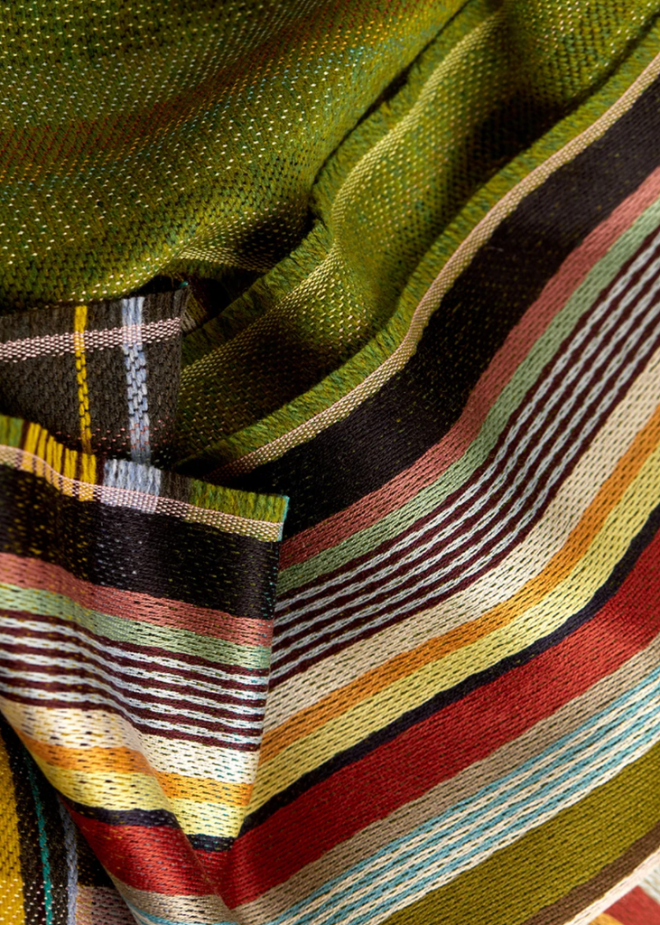 Wallace + Sewell | Phyllis Silk + Lambswool Scarf | Dill