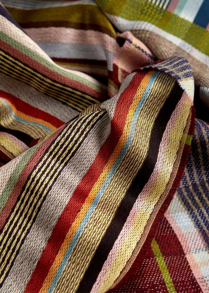 Wallace + Sewell | Phyllis Silk + Lambswool Scarf | Loganberry