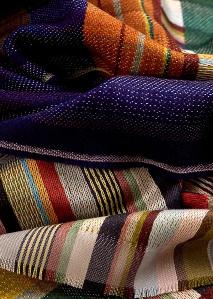 Wallace + Sewell | Phyllis Silk + Lambswool Scarf | Pheasant