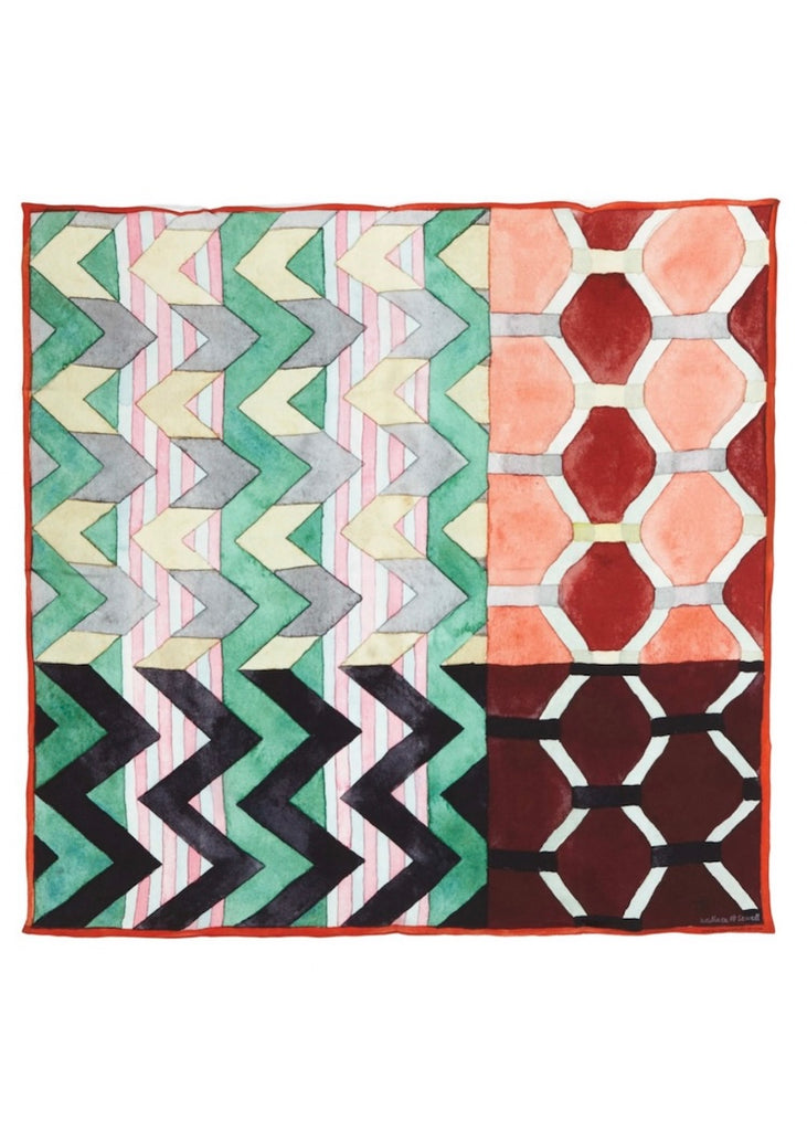 Wallace + Sewell | Ripple Printed Silk Scarf