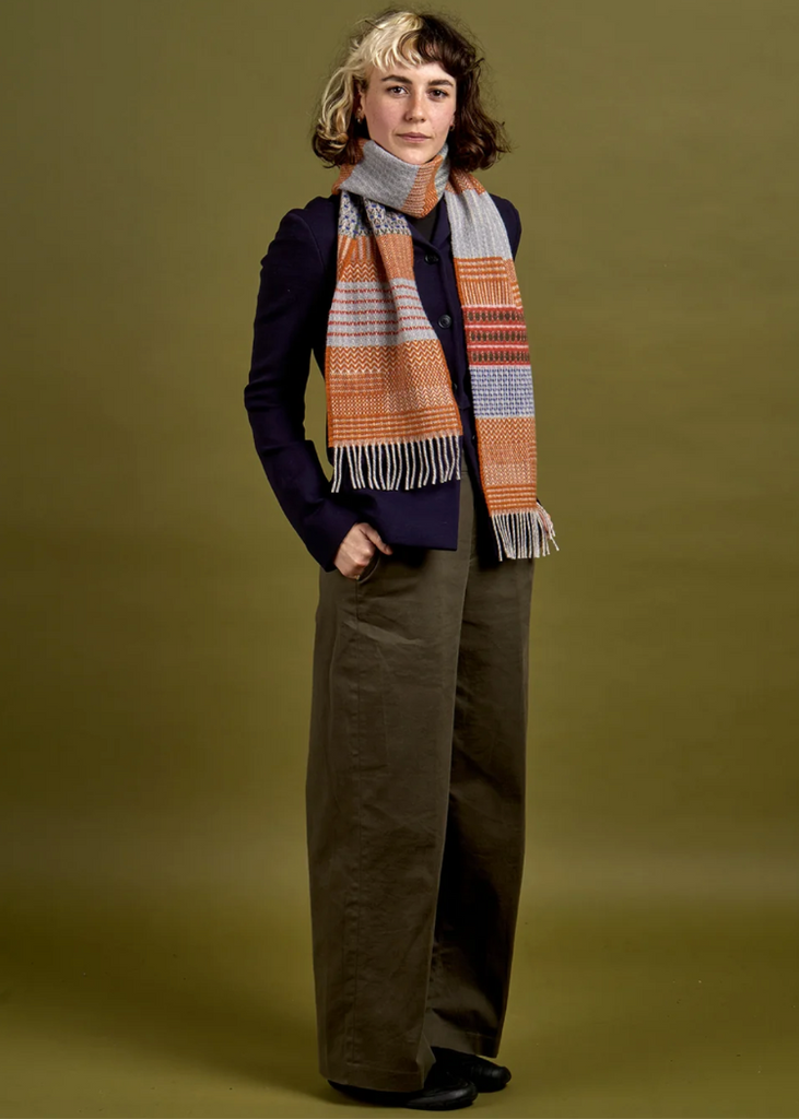 Wallace + Sewell | Walton Lambswool Scarf | Flint