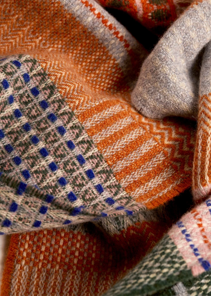 Wallace + Sewell | Walton Lambswool Scarf | Flint
