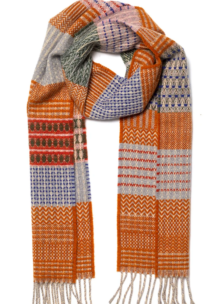 Wallace + Sewell | Walton Lambswool Scarf | Flint