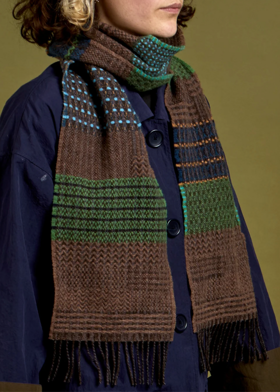 Wallace + Sewell | Walton Lambswool Scarf | Hedge