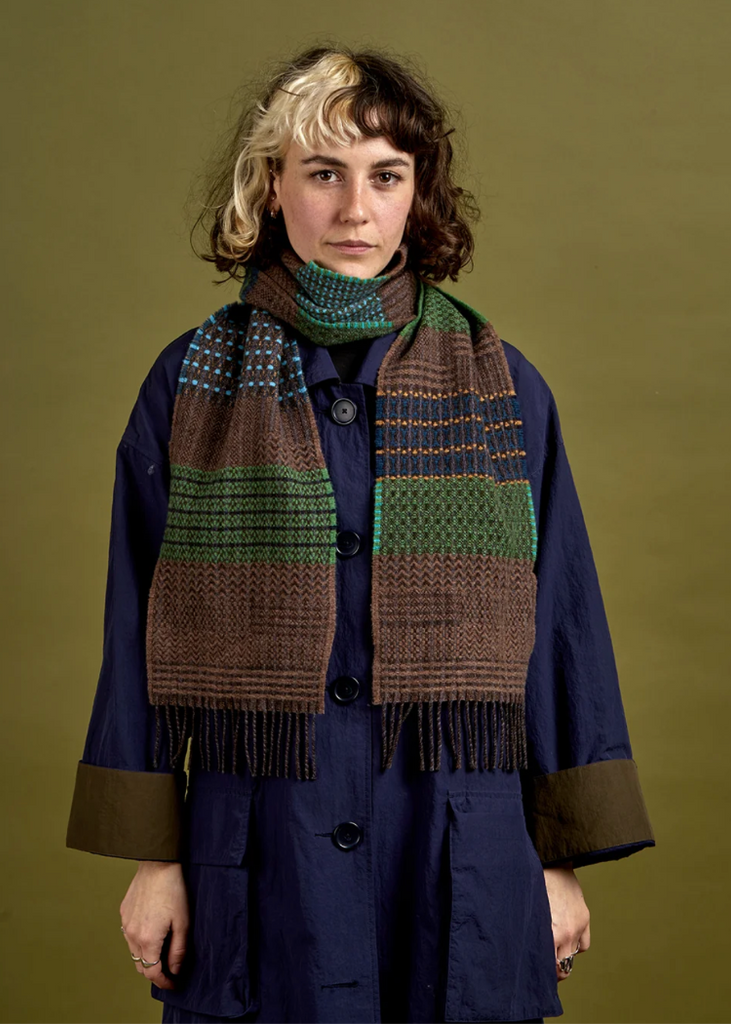Wallace + Sewell | Walton Lambswool Scarf | Hedge