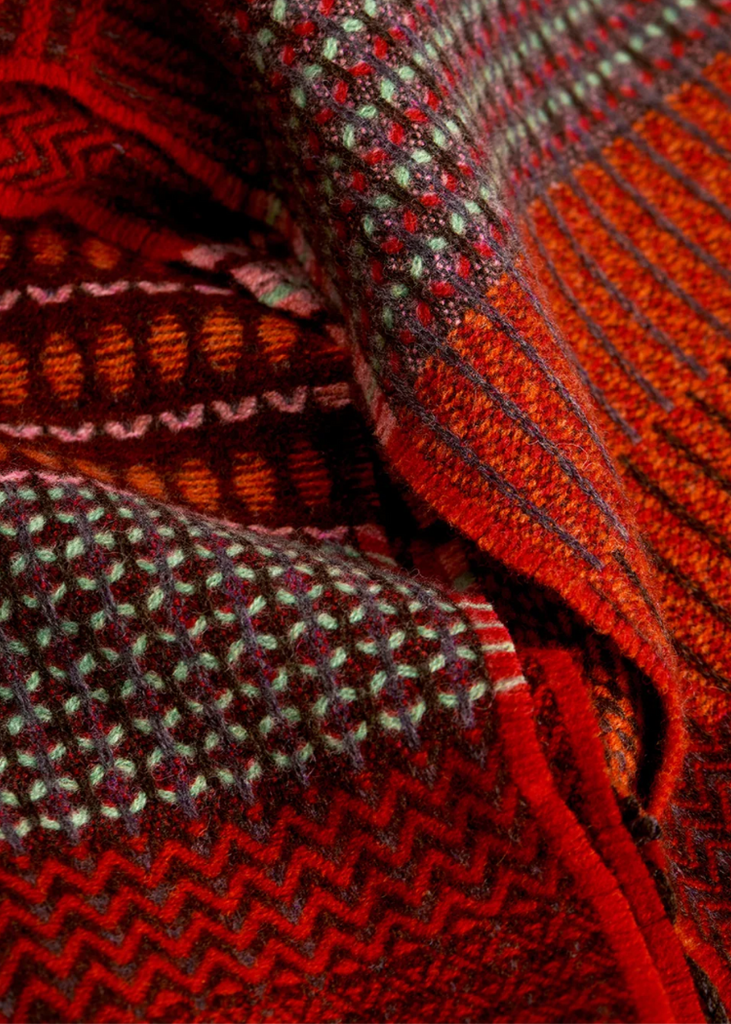 Wallace + Sewell | Walton Lambswool Scarf | Radish