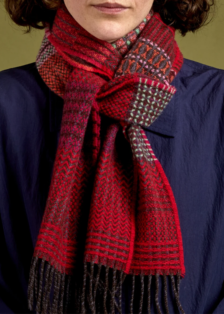 Wallace + Sewell | Walton Lambswool Scarf | Radish