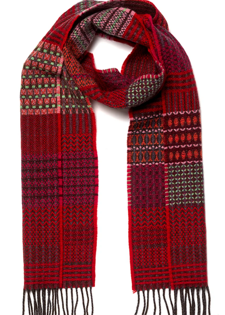 Wallace + Sewell | Walton Lambswool Scarf | Radish