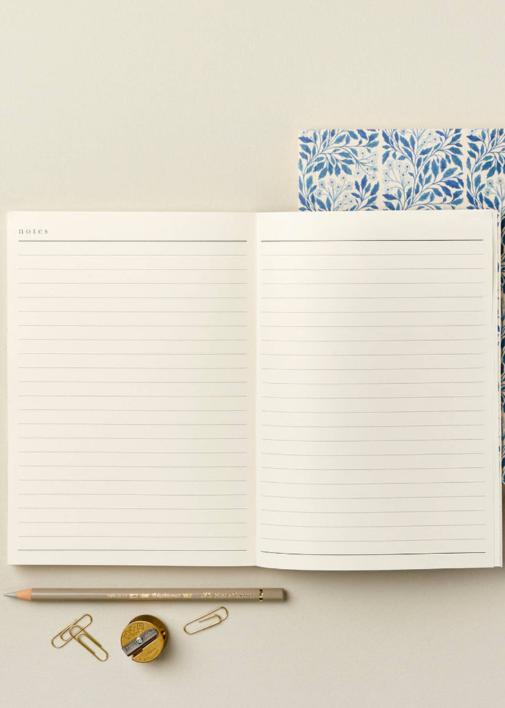 Wanderlust Paper Co | Blue Flora Weekly Planner