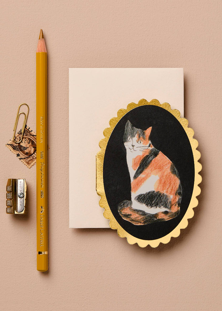 Wanderlust Paper Co | Calico Cat Mini Card