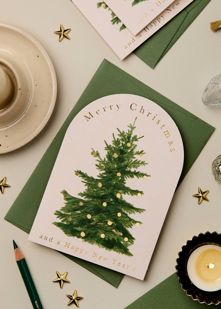 Wanderlust Paper Co | Christmas Tree 'Merry Christmas' Card