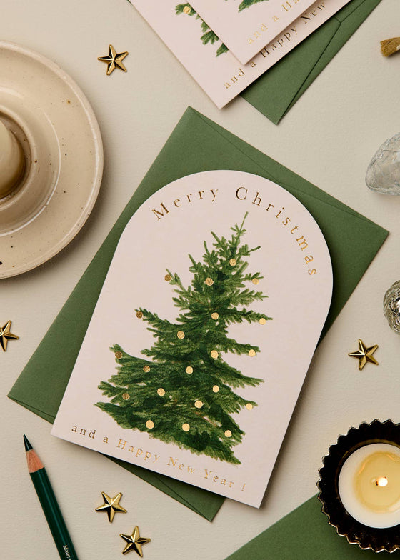 Wanderlust Paper Co | Christmas Tree 'Merry Christmas' Card