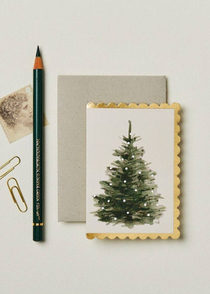 Wanderlust Paper Co | Christmas Tree Mini Card