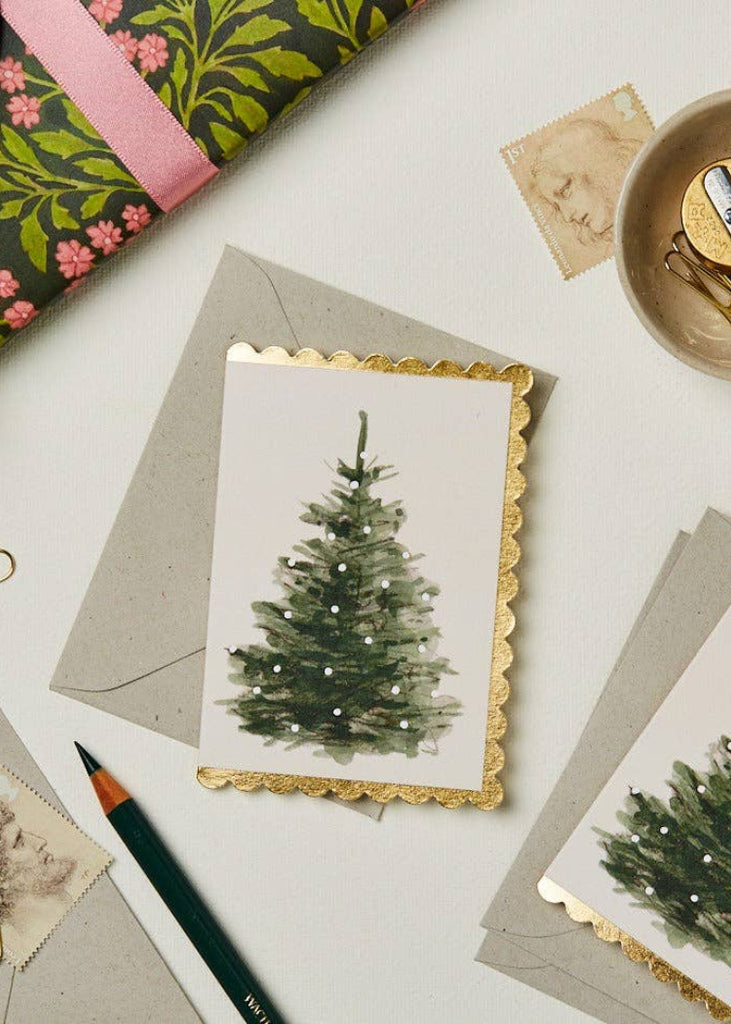 Wanderlust Paper Co | Christmas Tree Mini Card