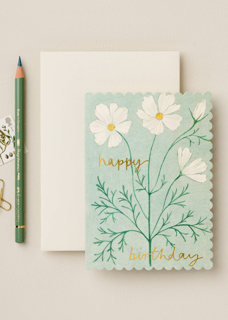 Wanderlust Paper Co | Cosmos 'Happy Birthday' Card