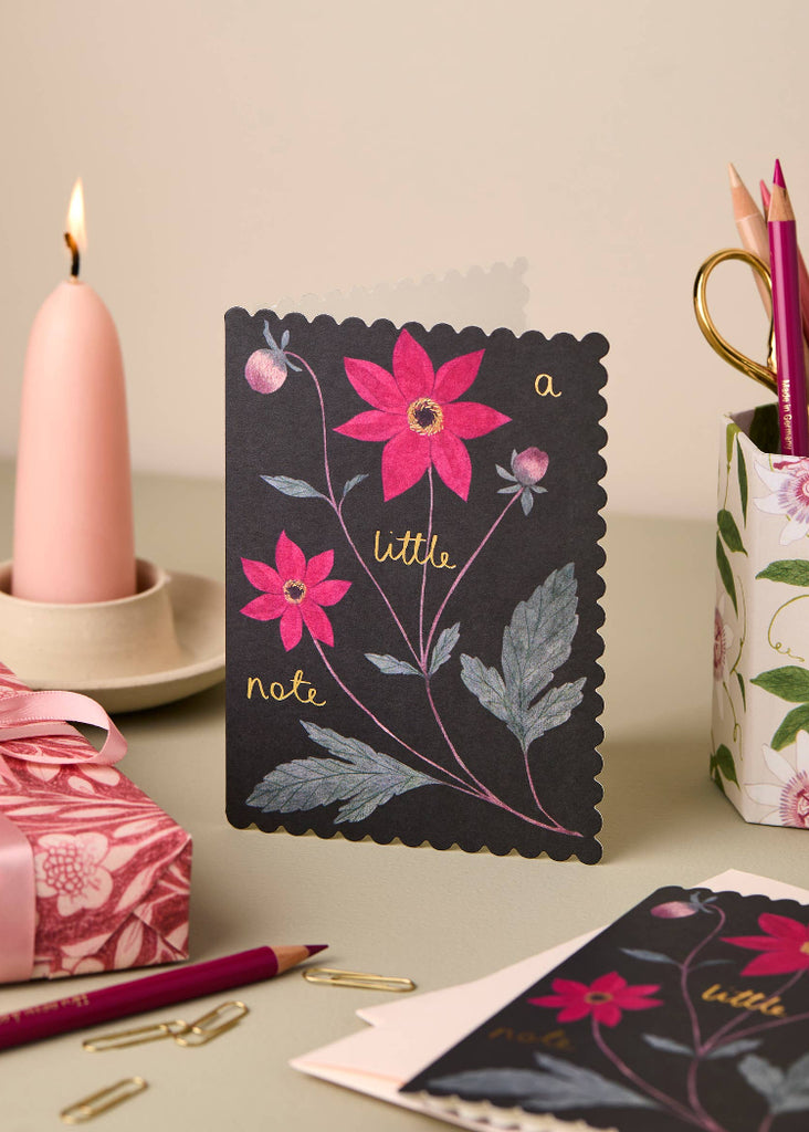 Wanderlust Paper Co | Dahlia 'A Little Note' Card