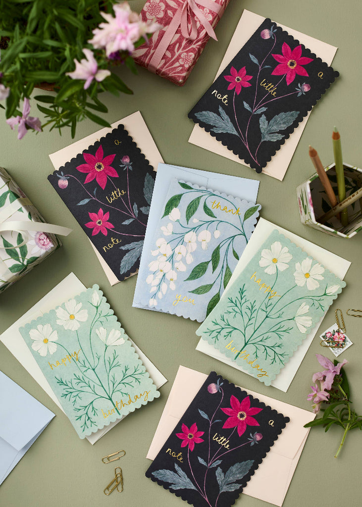 Wanderlust Paper Co | Dahlia 'A Little Note' Card