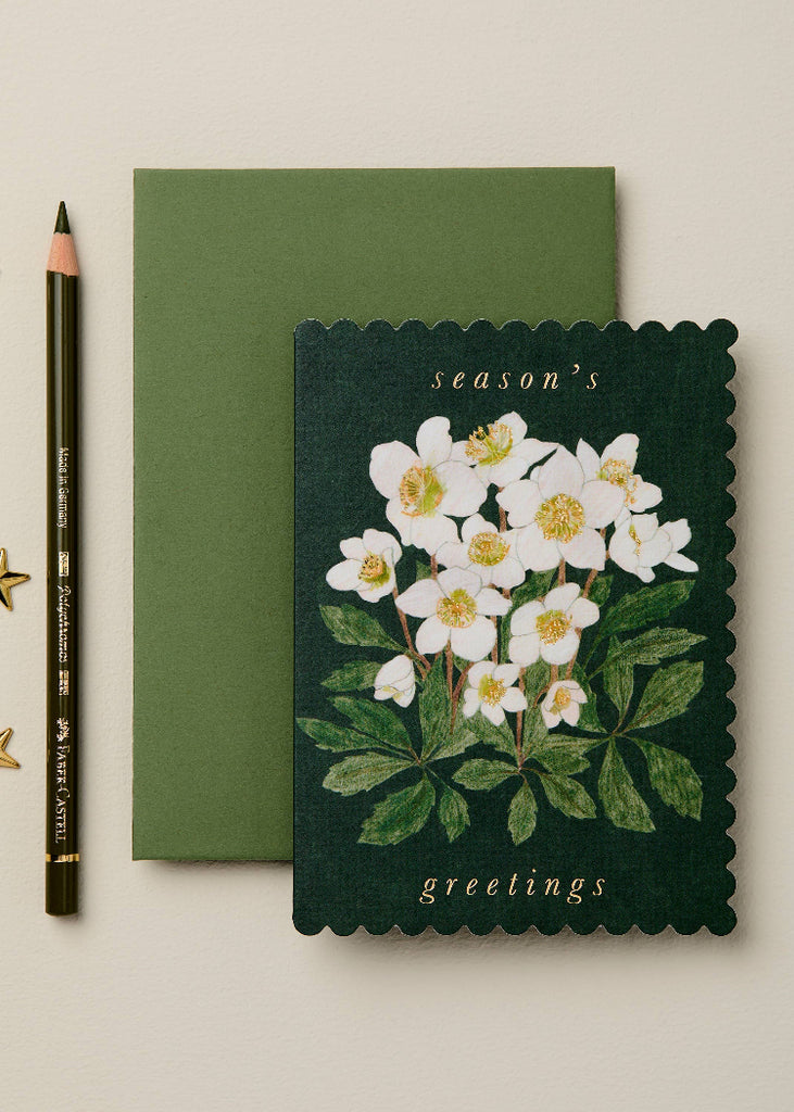 Wanderlust Paper Co | Hellebore 'Season's Greetings' Card