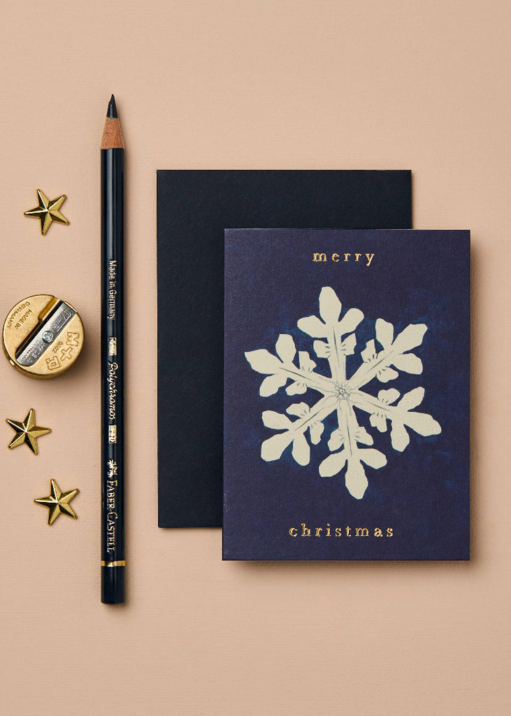Wanderlust Paper Co | Snowflake 'Merry Christmas' Mini Card