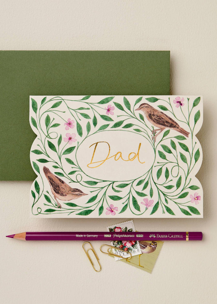 Wanderlust Paper Co | Spring Birds 'Dad' Card