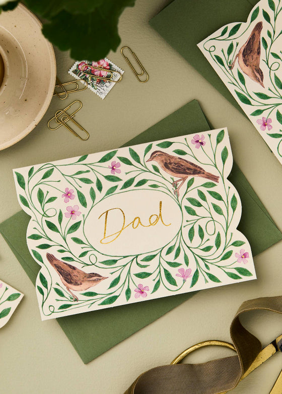 Wanderlust Paper Co | Spring Birds 'Dad' Card