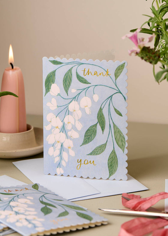 Wanderlust Paper Co | Wisteria 'Thank You' Card