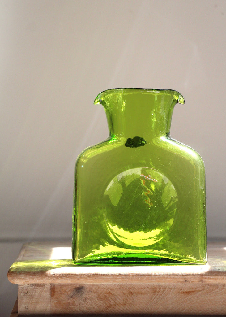 Blenko Glass Co. | Water Bottle Olive