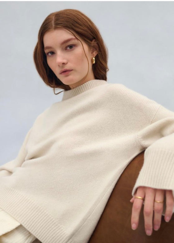 White + Warren | Cashmere Blend Cozy Crewneck