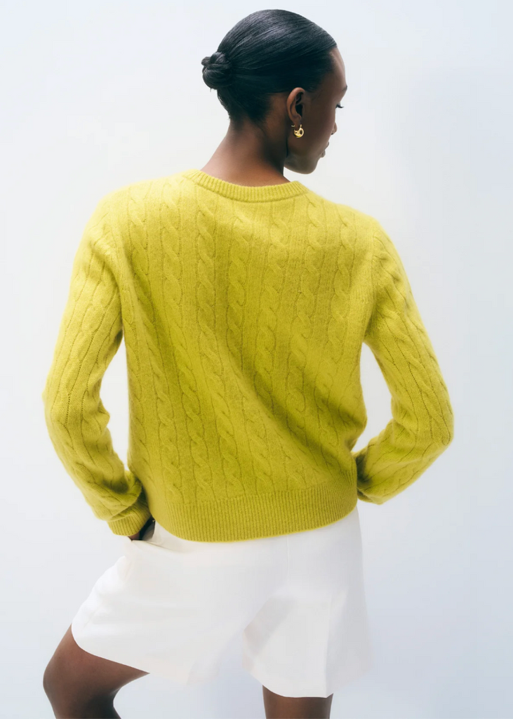White + Warren | Cashmere Cable Crewneck