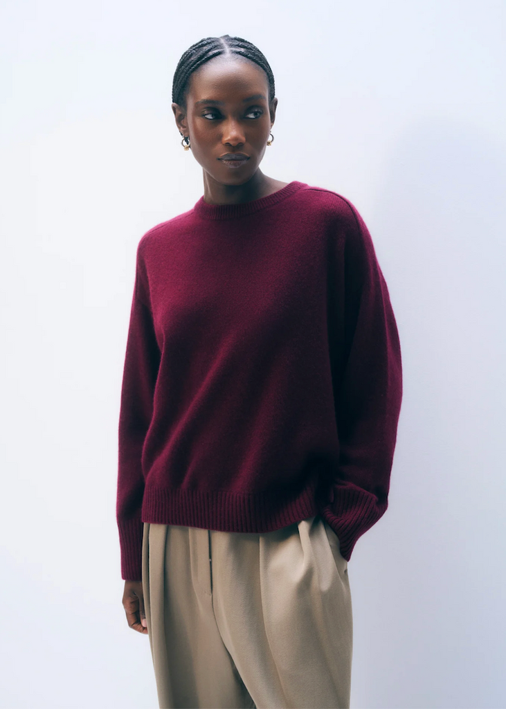 White + Warren | Cashmere Saddle Sleeve Crewneck