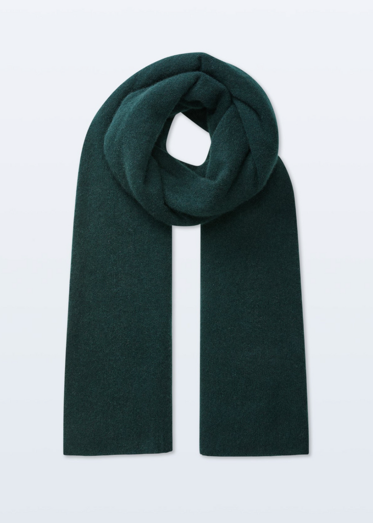 White + Warren | Cashmere Travel Wrap in Dark Emerald