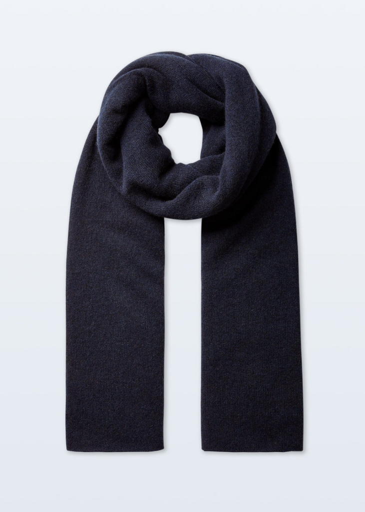 White + Warren | Cashmere Travel Wrap in Deep Navy
