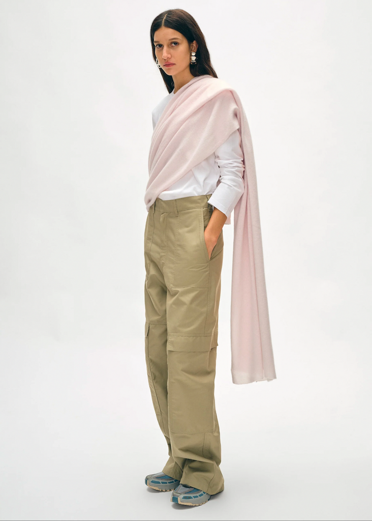 White + Warren | Cashmere Travel Wrap in Pink Sand