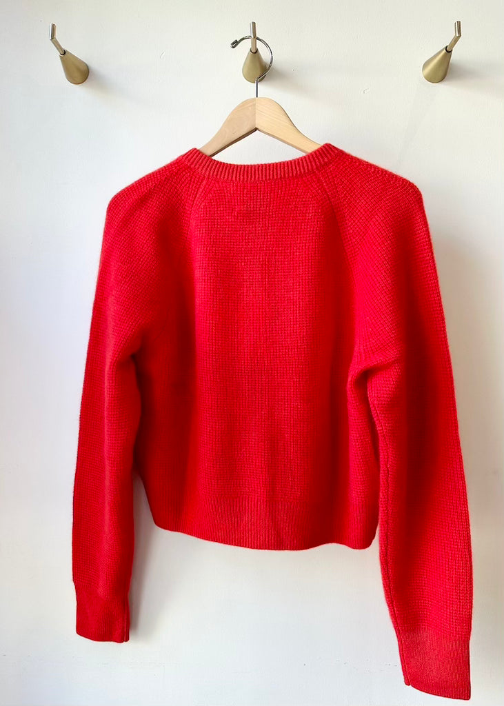 White + Warren | Cashmere Waffle Cardigan