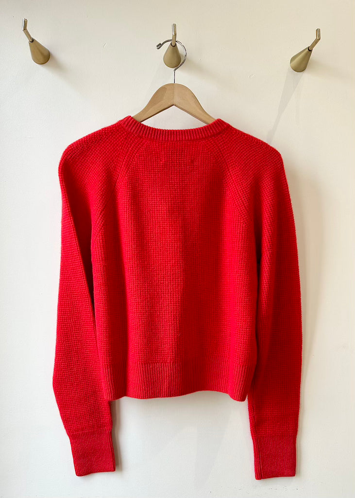 White + Warren | Cashmere Waffle Cardigan