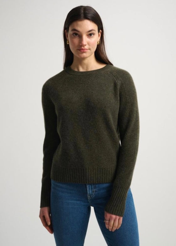 White + Warren | Cashmere Waffle Sweatshirt