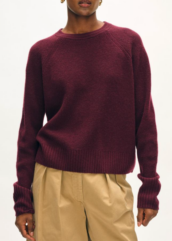 White + Warren | Cashmere Waffle Sweatshirt