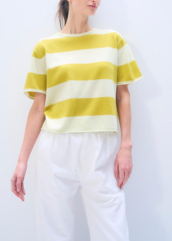 White + Warren | Cashmere Striped Tee