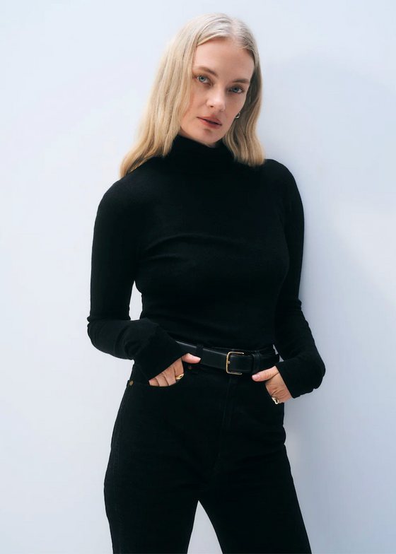White + Warren | Superfine Cashmere Blend Turtleneck
