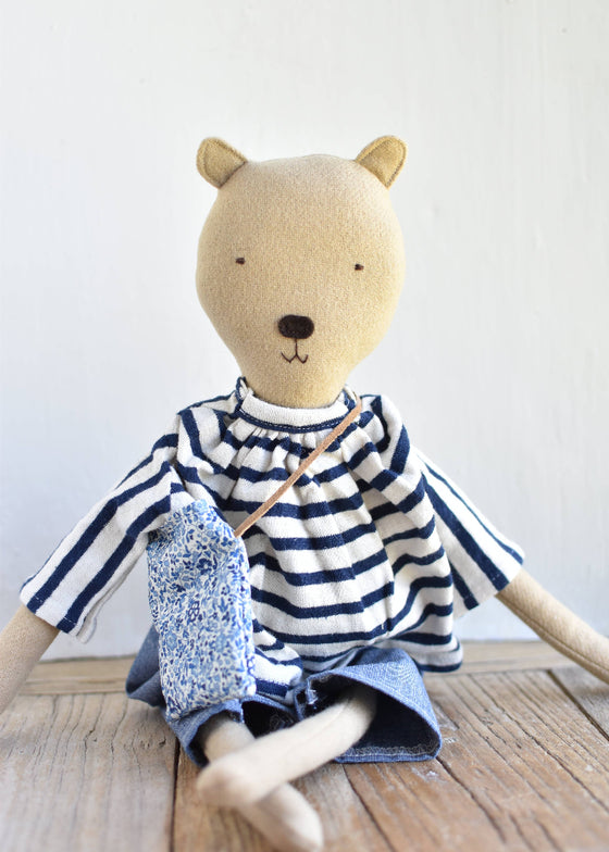 Woolgrass Farm | Agatha the Bear | Harbor Stripes