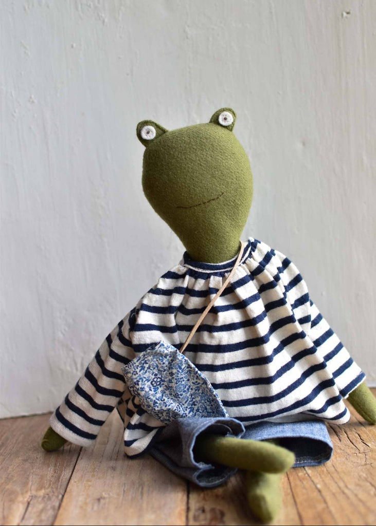 Woolgrass Farm | Fern the Frog | Harbor Stripe Set