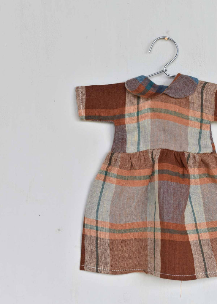 Woolgrass Farm | Mae the Barn Cat | Harvest Plaid Dress