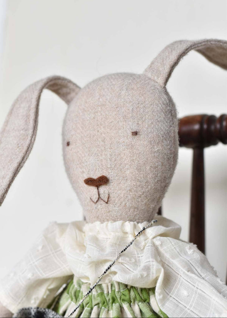 Woolgrass Farm | Ruthie the Rabbit | Gingham Skirt