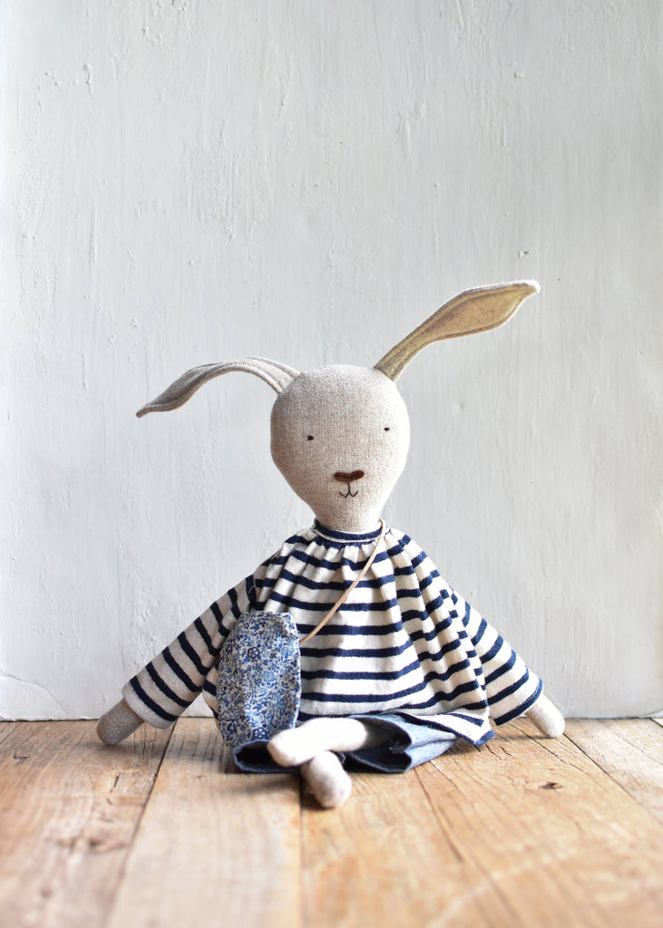 Woolgrass Farm | Ruthie the Rabbit | Harbor Stripe Set