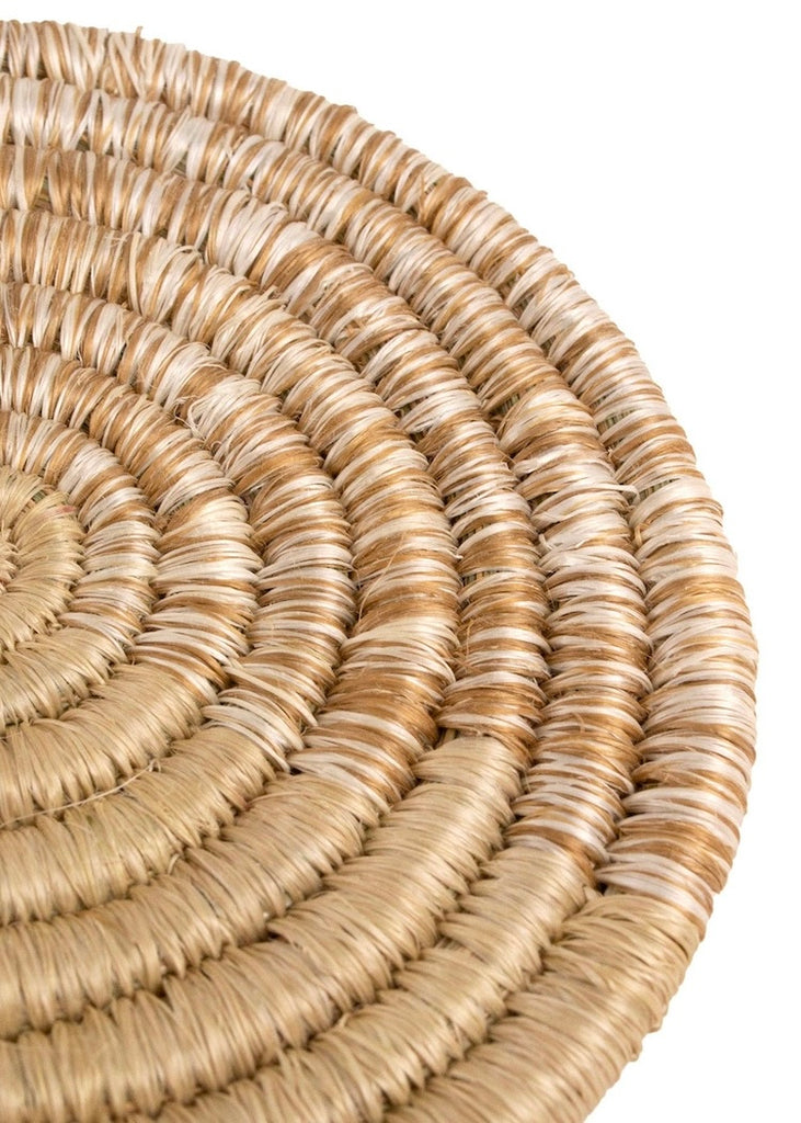 Woven Coasters | Sand | Set of 4