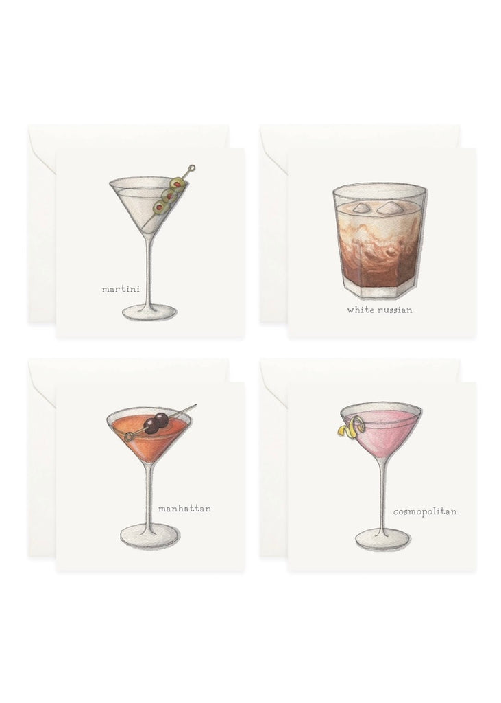 Yeesan Loh | Mini Cards Set | Gin & Vodka Cocktails