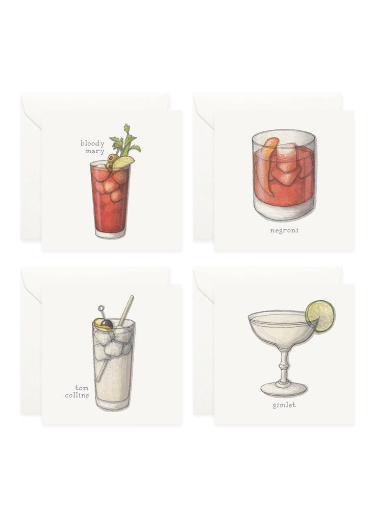 Yeesan Loh | Mini Cards Set | Gin & Vodka Cocktails
