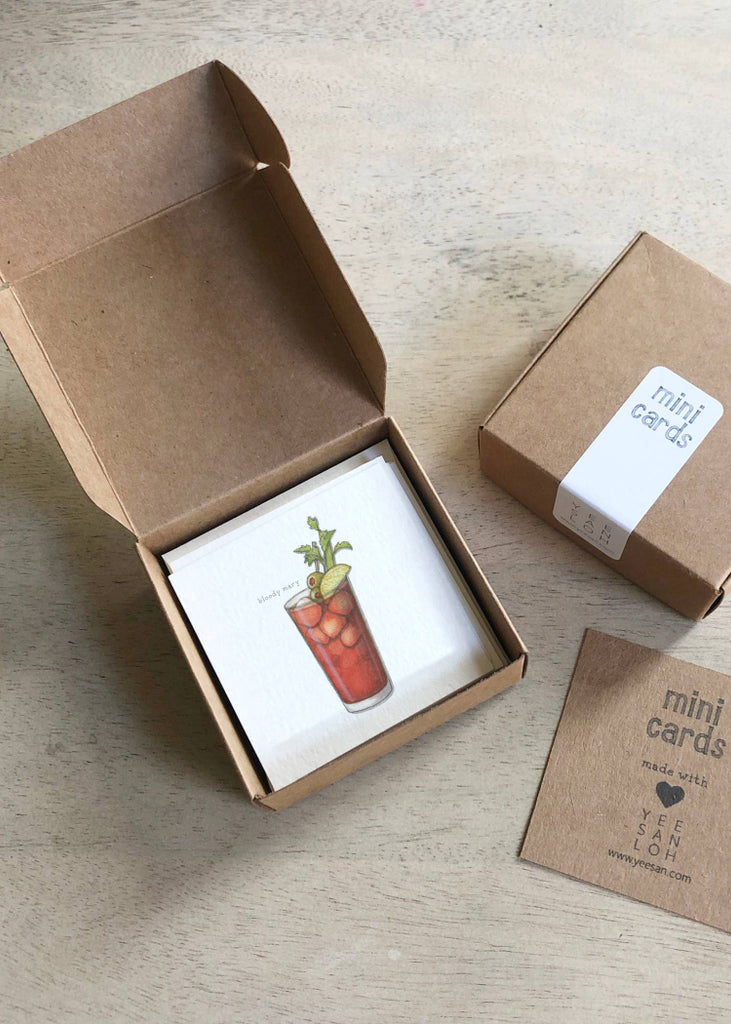 Yeesan Loh | Mini Cards Set | Gin & Vodka Cocktails