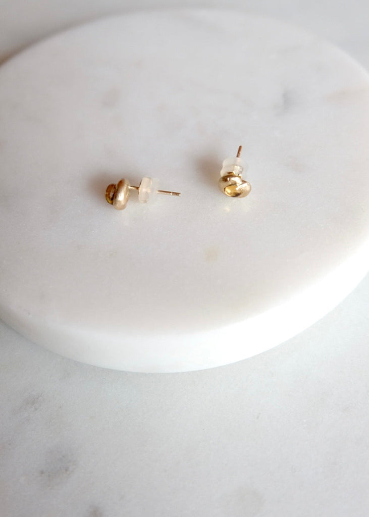 Occasionally Sweet | 14kg Petite Yui Yellow Tourmaline Stud Earrings